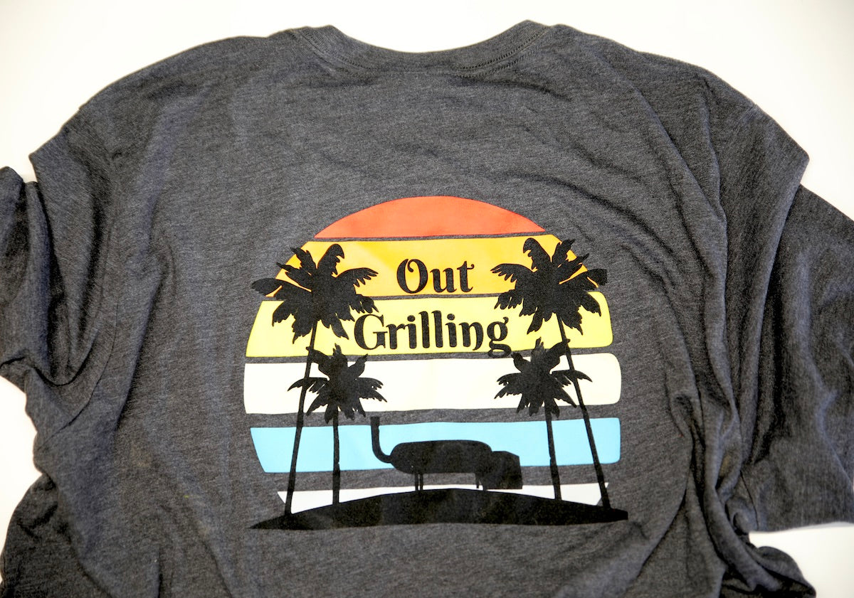 T-Shirt Grilling Sunset Out Grilling